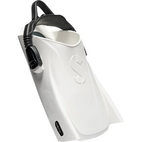 نظام الزعانف المعيارية SCUBAPRO للغطس والغوص، جيب مفتوح للكعب، أبيض، XS in Kuwait