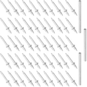 303pcs Double Head Nails with Installation Sleeve Tool, Invisible Seamless Baseboard and Door Trim Nails for Acoustic Panels and Furniture Fixing, Threaded Security Screws for Home in Kuwait
