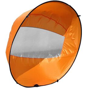 كاياك الرياح الشراع طوي مجداف الرياح كاياك المحمولة الشراع اتجاه الريح مع نافذة واضحة لنفخ قارب كاياك الملحقات، كاياك الشراع اتجاه الريح in Kuwait