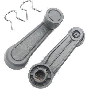 2-Pack Grey Interior Window Crank Handles Compatible with Toyota Tacoma 1995-2004, Tundra 2000-2017, Matrix 2003-2014, Land Cruiser 1976-1992, Camry 1987-2001, Corolla 1980-2013 in Kuwait