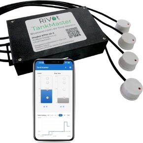 TankMaster RV Tank Monitor – Contactless External Tank Level Sensors with Bluetooth & WiFi – Fresh, Gray & Black Tanks No Drill Install for Travel Trailers & Motorhomes – iOS & Android in Saudi Arabia