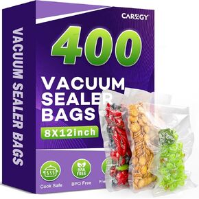 CAREGY Vacuum Sealer Bags 200 Quart 8" x 12" with BPA Free for Food Storage Meal Prep or Sous Vide in Kuwait