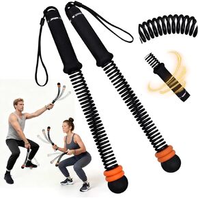 Ropeless Battle Ropes with Adjustable Weights, Easy-to-Carry Silent Fitness Tool for Total-Body Sculpting, Cardio & Fat Burn, Home Gym Strength Equipment for Core, Arms and Glutes - Black in Saudi Arabia