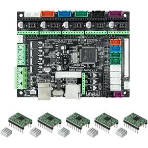 Makerbase 3D Printer Control Board MKS Robin Nano V1.2 32Bit Motherboard MKS Robin TFT35 Screen TMC2209 Driver Support Marlin2.0 (Package*9) in Kuwait