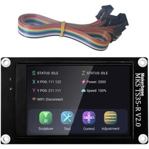 MKS Robin Nano V3.1 32bit 168MHz Controller Motherboard TS35 Touch Screen Display WiFi Module Robin Board Fit UART3 Dual Z Axis (Package-9) in Kuwait