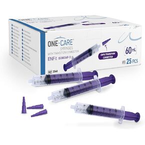 ONE-CARE Lab ENFit Syringe 1ml with Mounted Cap, Sterile, Low Dead Space, 30/bx Blister-Packed, Box of 30 Syringes, in Kuwait
