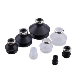 1pcs ZP-B Series Pneumatic Suction Cup Type Double-Layer Vacuum Sucker Organ Nozzle Injection Molding Machine Manipulator Parts(ZP50B,Black) in Kuwait