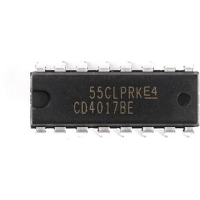 CD4017 CD4017B CD4017BE DIP-16 4017 Counter Divider IC CMOS Logic Device Chip 1/2/5Pcs(2 Pieces) in Kuwait