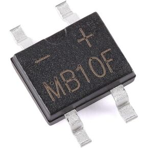 MB10F MB10 1000V 800mA 0.8A ديود جسر المكدس المعدل SMD IC 10/20/50 قطعة (50 قطعة) in Kuwait