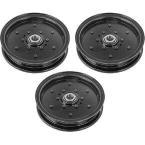 Caltric Idler Pulley Compatible with Land Pride AFM4011 AFM40133 AFM4014 AFM40168 AFM4216 808-073C x3 in Kuwait