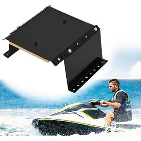 MJ-1-DP Outboard Jack Plate, 4'' Setback Small Engine Jack Plates for Outboard Motors up to 35HP, Adjustable Jackplate with Wooden Mounting Block, Manual Add Distance Between Engine and Transom in Kuwait