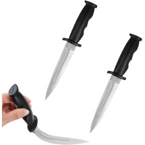 2 PCS Rubber Martial Art Training Knife Fake Practice Knife for Martial Art Training in Kuwait