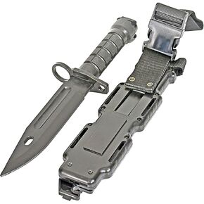 سكين مطاطي للتدريب Airsoft مع غمد دمية بلاستيكية خنجر مرن ناعم شفرة ثابتة لدعم الهالوين الفنون القتالية التظاهر باللعب التنكري 11.75 بوصة in Kuwait