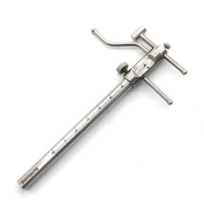 1 قطعة الأسنان انزلاق الفرجار زرع قياس VDO أبولو قياس حاكم الفولاذ المقاوم للصدأ (1 قطعة مع خزانة الترباس) in Kuwait