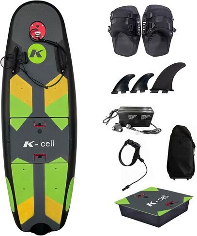 12KW Electric Surfboard,32MPH Top Speed & Max 286LBS Load, 50min Water Electric Surfboard for Adult, IP67 Waterproof, Power & Performance for a Thrilling Ride, Ship from US in Saudi Arabia