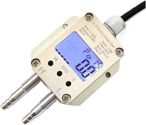 محول الضغط التفاضلي ذو الضغط المنخفض لمستشعر الضغط التفاضلي بشاشة LED/LCD للرياح (شاشة LCD 4-20MA، 0 إلى 50Kpa) in Saudi Arabia