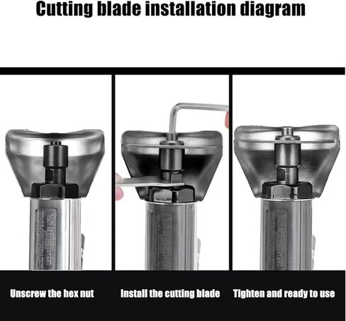 أداة قطع الهواء 3 بوصة، قاطع هواء عالي السرعة، مع 10 قطع عجلات قطع متعددة الوظائف، أدوات قطع هوائية 20000 دورة في الدقيقة للصلب والإينوكس والبلاستيك in Kuwait