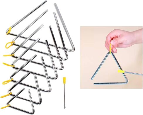 Alloy Triangular Music Instrument Suitable for Development Programs Groups and Percussion Ensembles Training Beginner Percussion Instruments in Saudi Arabia