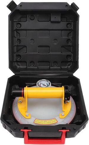 Jeanoko Strong Vacuum Suction Cup Real Time Pressure Monitoring Lifting Suction Cup for Glass Window Tiles, Easy Carry, Silicone ABS Material for Home Use in Kuwait