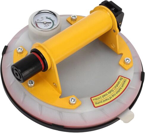 Jeanoko Strong Vacuum Suction Cup Real Time Pressure Monitoring Lifting Suction Cup for Glass Window Tiles, Easy Carry, Silicone ABS Material for Home Use in Kuwait