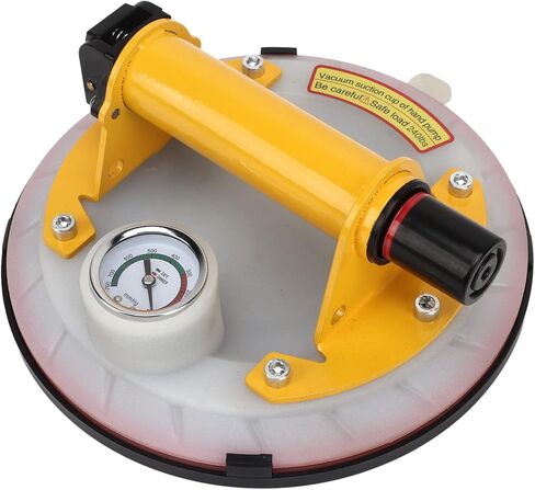 Jeanoko Strong Vacuum Suction Cup Real Time Pressure Monitoring Lifting Suction Cup for Glass Window Tiles, Easy Carry, Silicone ABS Material for Home Use in Kuwait