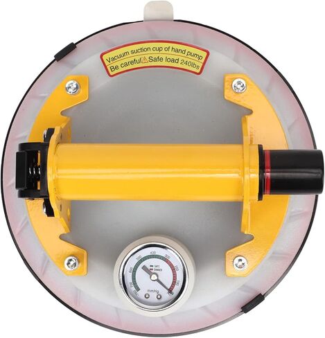 Jeanoko Strong Vacuum Suction Cup Real Time Pressure Monitoring Lifting Suction Cup for Glass Window Tiles, Easy Carry, Silicone ABS Material for Home Use in Kuwait