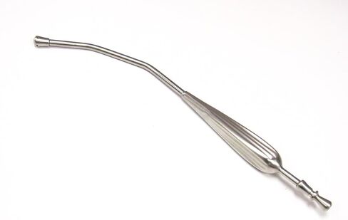 Suction Tube Stainless Steel Medical Instrument 27 Cm Long with Detachable Adapter, which is Designed to be Easy to use for All Veterinarians. in Kuwait