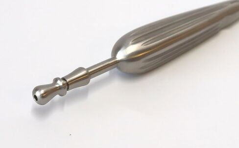 Suction Tube Stainless Steel Medical Instrument 27 Cm Long with Detachable Adapter, which is Designed to be Easy to use for All Veterinarians. in Kuwait