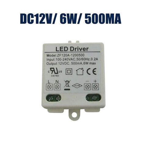 12V 6W LED Power Driver, Lighting Transformer LED Light Bar 12V Power Adapter in Saudi Arabia