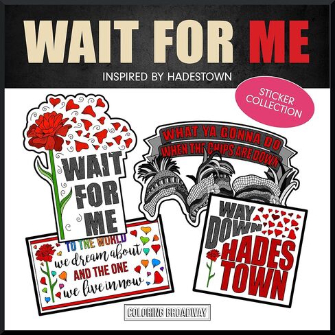 Coloring Broadway - Mean Girls Inspired Stickers (Set of 4) “I’d Rather Be Me" Collection, Broadway Musical Merchandise, Die-Cut & Bubble Free Vinyl, Ideal Gift for Theatre Lovers in Kuwait