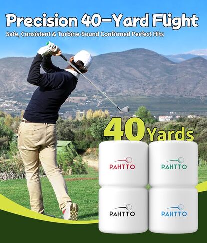 Practice Golf Balls 12 Pack – Realistic Feel and Lightweight, Limited Flight Golf Training Balls for Full Swing & Backyard Training, Essential Golf Aid for Beginners & Beyond, Outdoor Use in Saudi Arabia