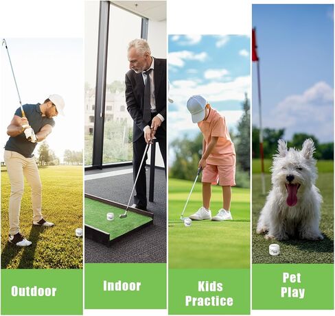 ممارسة كرات الجولف 12 حزمة، شعور واقعي وكرات ممارسة الجولف المحدودة للطيران، ممارسة كرات الجولف للفناء الخلفي، التدريب على التأرجح، تدريب كرات الجولف للاستخدام الداخلي أو الخارجي in Kuwait