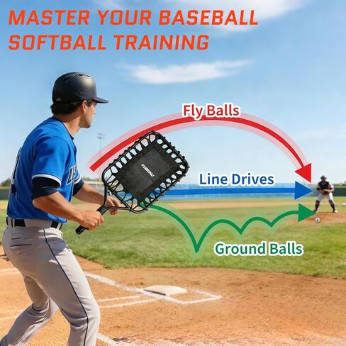 مضرب بيسبول للكرات الطائرة، مضرب فطريات 19 أونصة، مضرب بيسبول/كرة لينة مرجح علميًا، معدات تدريب البيسبول للمدربين والآباء in Kuwait