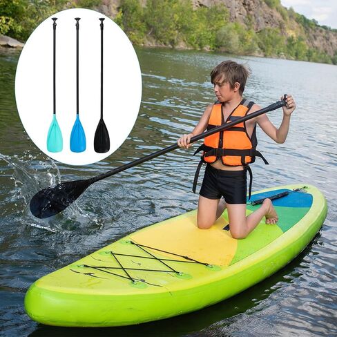 BBTO 3 Pack Sup Paddle 3 Pieces Adjustable Aluminium Stand-up Sup Paddle with Glass Fiber Blade Adjustable Aluminum Alloy Shaft 65" - 85" for Surfing Floating Water Sport in Saudi Arabia