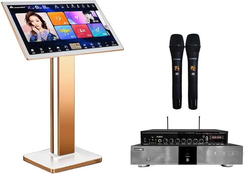 正品音王 V5 MAX TSRINWM 4T 90K 22 بوصة مشغل كاريوكي ذكي آلة المفاتيح الصوتية على الإنترنت فيلم مزدوج النظام التعايش في الوقت الحقيقي النتيجة in Saudi Arabia