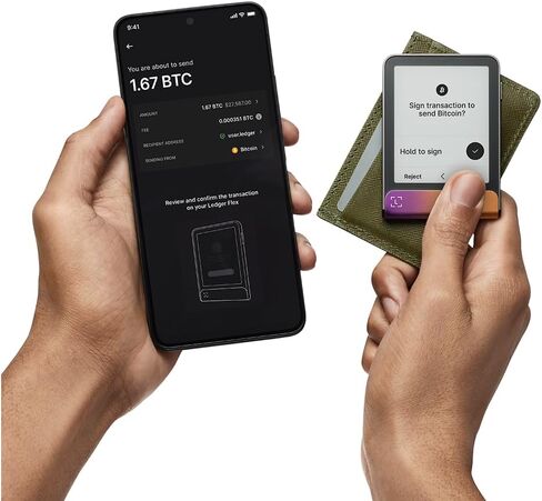 Bundle Ledger Flex (Ferro Fuchsia) وMagnet Folio (Business Charcoal) - أداة التوقيع القياسية الجديدة التي تعمل باللمس لإدارة التشفير الآمن in Kuwait