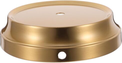 Heavy Duty Rounded Lamp Base Elegant Concave Design Sturdy Iron Chassis for Versatile Desktop Lamp Compatibility for Lighting in Saudi Arabia