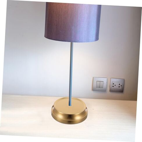 Heavy Duty Rounded Lamp Base Elegant Concave Design Sturdy Iron Chassis for Versatile Desktop Lamp Compatibility for Lighting in Saudi Arabia