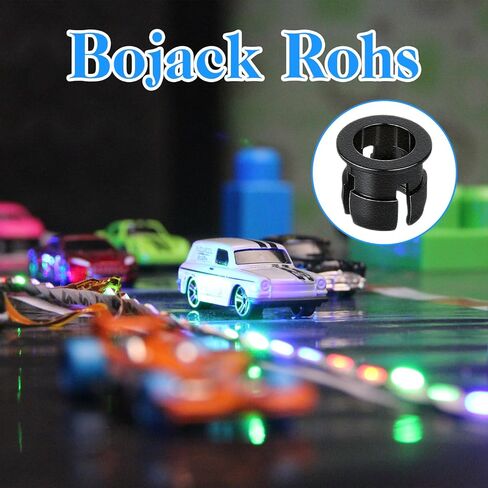 5mm LED Light Holder, 100 Pieces Nylon Black Plastic Light Emitting Diode Clips Display Panel Mount LED Bezel Mounting Holders Bracket 5 mm Lamp Bulb Socket Decorative Advertising Sign Lights in Saudi Arabia