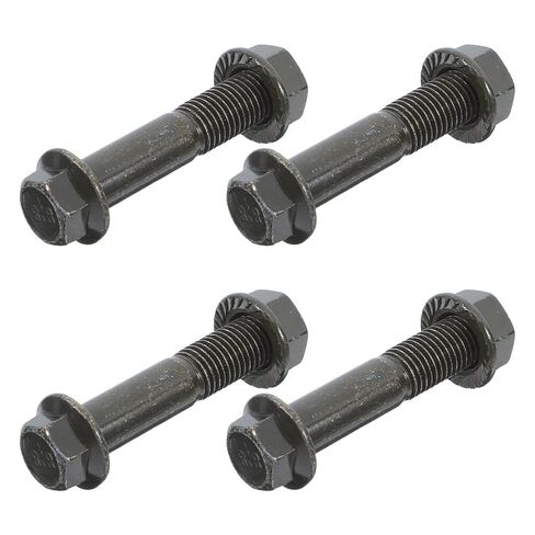 4 قطع من مسامير Cabilock M10x80 ذات نهاية مزدوجة من الفولاذ الكربوني المؤكسد الأسود برأسين لهندسة السيارات والبناء in Saudi Arabia