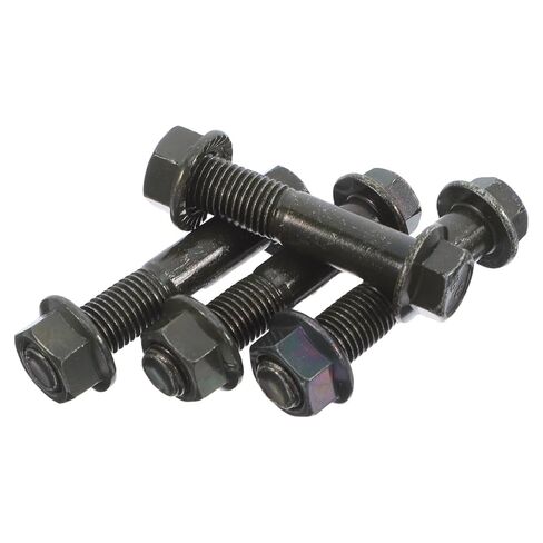 4pcs M10x80mm Double Ended Threaded Studs Black Oxidized Carbon Steel Double Thread Screw Rods for Automotive and Bridge Construction Use in Saudi Arabia