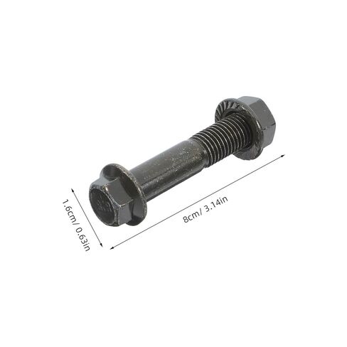 Artibetter 4 قطعة M10x80mm أكسيد أسود مزدوج الأطراف الخيوط البراغي الكربون الصلب الدقة السيارات البناء السحابات in Saudi Arabia