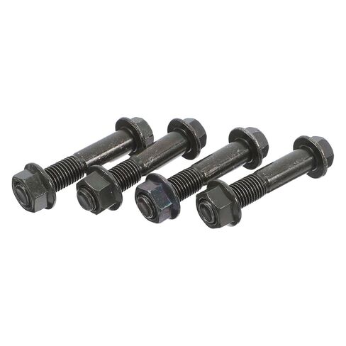 Baluue 4pcs M10x80 Double Headed Bolt Black Oxidized Carbon Steel Double End Threaded Studs for Automotive and Industrial Use in Saudi Arabia