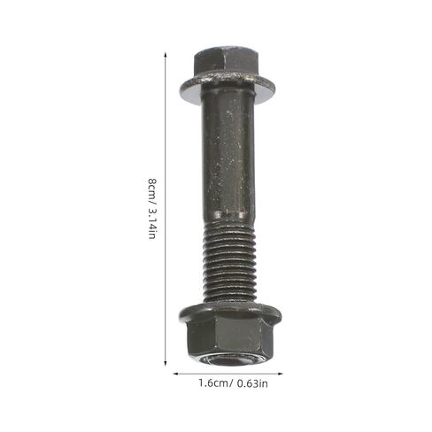 Baluue 4pcs M10x80 Double Headed Bolt Black Oxidized Carbon Steel Double End Threaded Studs for Automotive and Industrial Use in Saudi Arabia