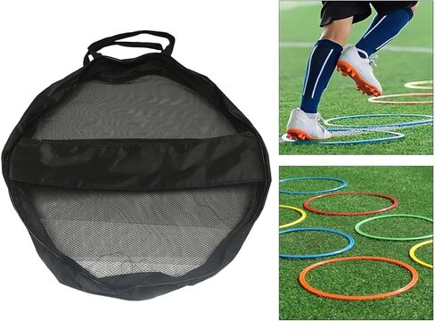 Agility Hoop Storage Bag - 60cm (23.6 inch) Capacity for Exercise Hoops, Portable Oxford Cloth Carrier for Fitness & Gymnastics Equipment in Saudi Arabia