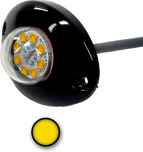 24W عالي الكثافة LED HIDEAWAWAY Strobe Kit Light Emergency Wirning للشاحنات والسيارات Universal - 1 Pack (White) in Kuwait