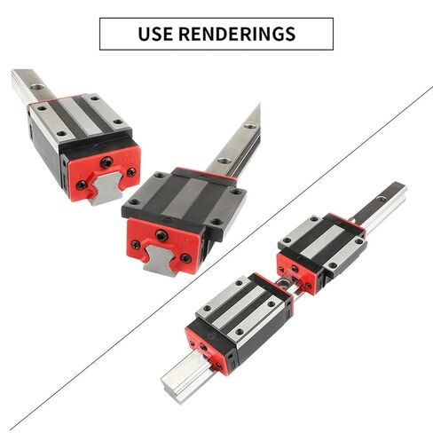 محمل السكك الحديدية الخطي EGH15CA EGW15CC EGH20CA EGW20CC EGH25CA EGW25CC EGH30CA EGW30CC عربة النقل الخطية (4 قطع، EGH15CA) in Kuwait