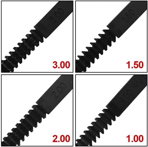 Thread Repair File Thread Restoring File Thread Chaser File Teeth Correction Metric Hardware DIY Thread Repair Tools in Kuwait