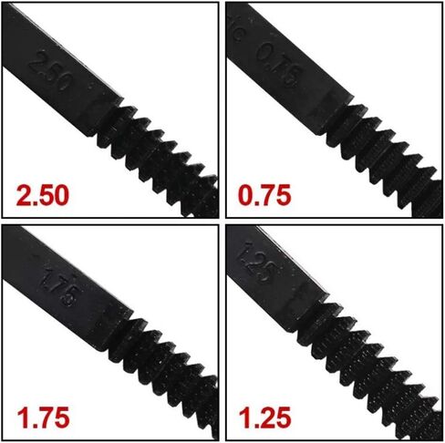 Thread Repair File Thread Restoring File Thread Chaser File Teeth Correction Metric Hardware DIY Thread Repair Tools in Kuwait