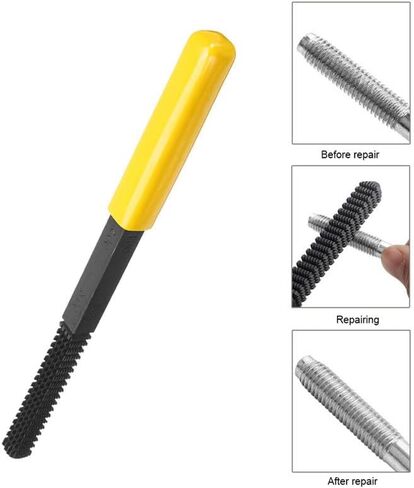 Thread Repair File Thread Restoring File Thread Chaser File Teeth Correction Metric Hardware DIY Thread Repair Tools in Kuwait
